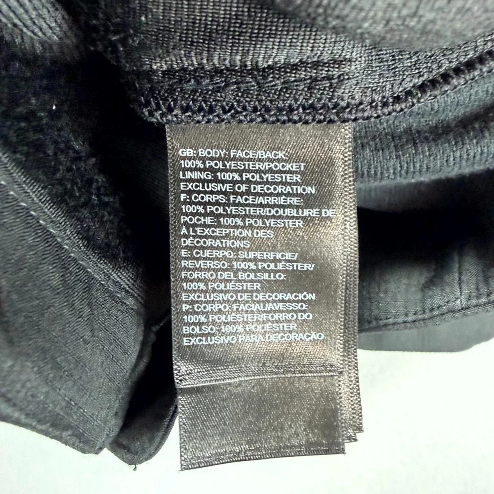 The North Face Vest Mens XL Black Face Just Cause Scrubs Ripstop Full Zip Jacket